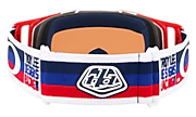 Front Line™ MX Goggles - Troy Lee Designs Pre-Mix Red White Black