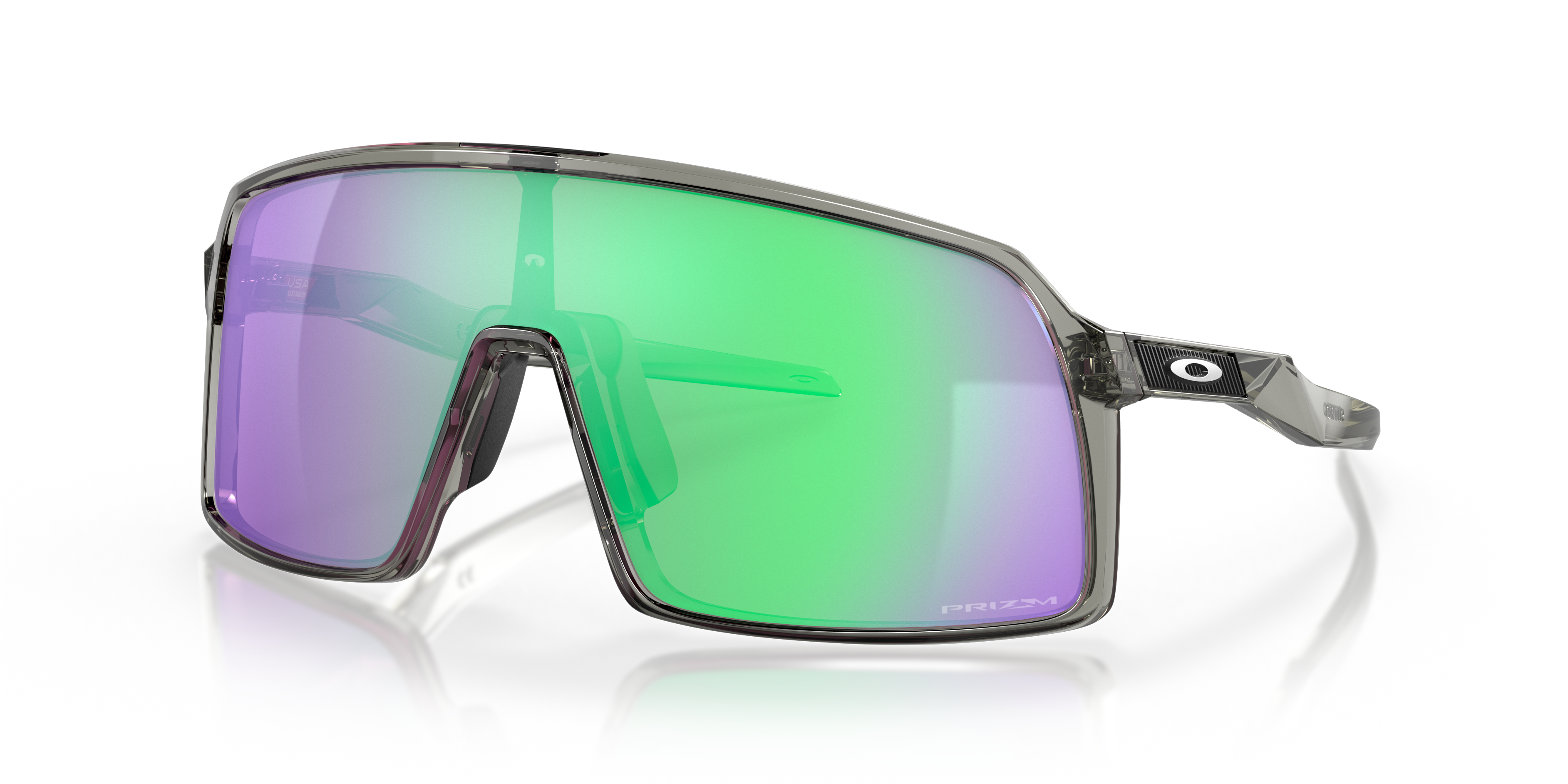 Sutro Prizm Road Jade Lenses, Grey Ink Frame Sunglasses | Oakley® US