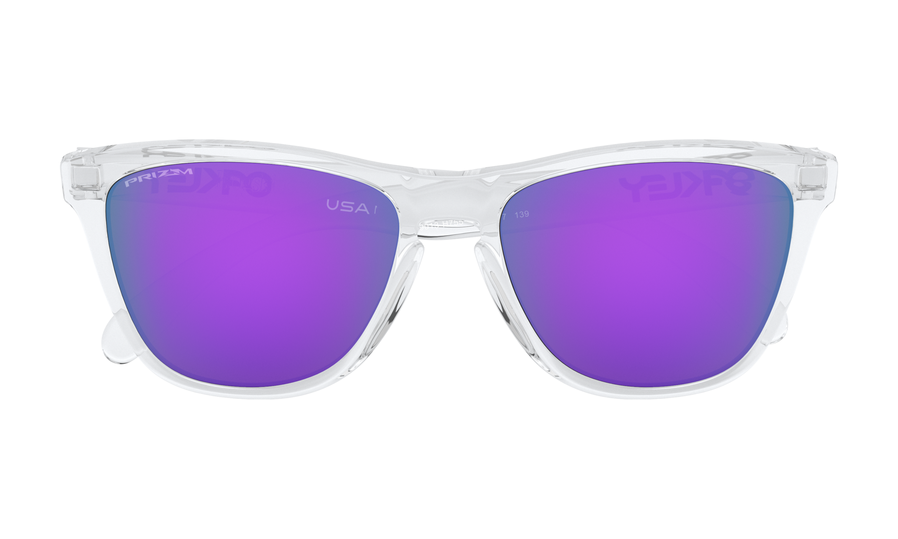 oakley frogskin clear lens