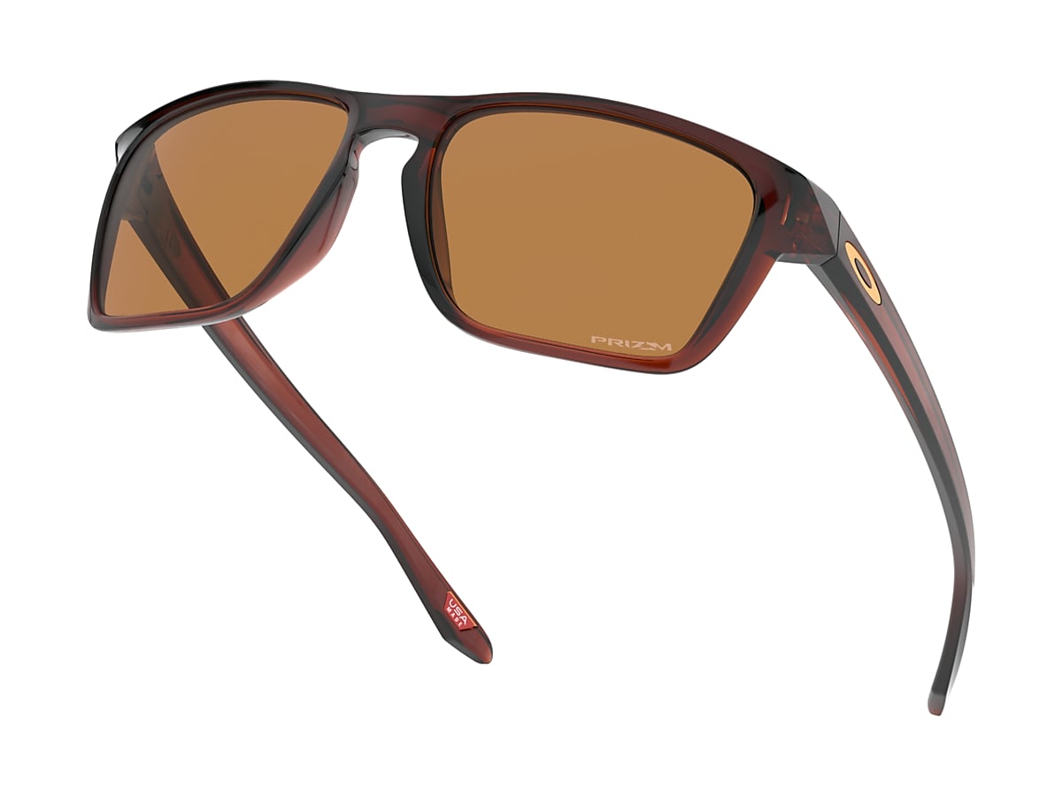 Sylas Prizm Bronze Lenses, Polished Rootbeer Frame Sunglasses | Oakley® PT