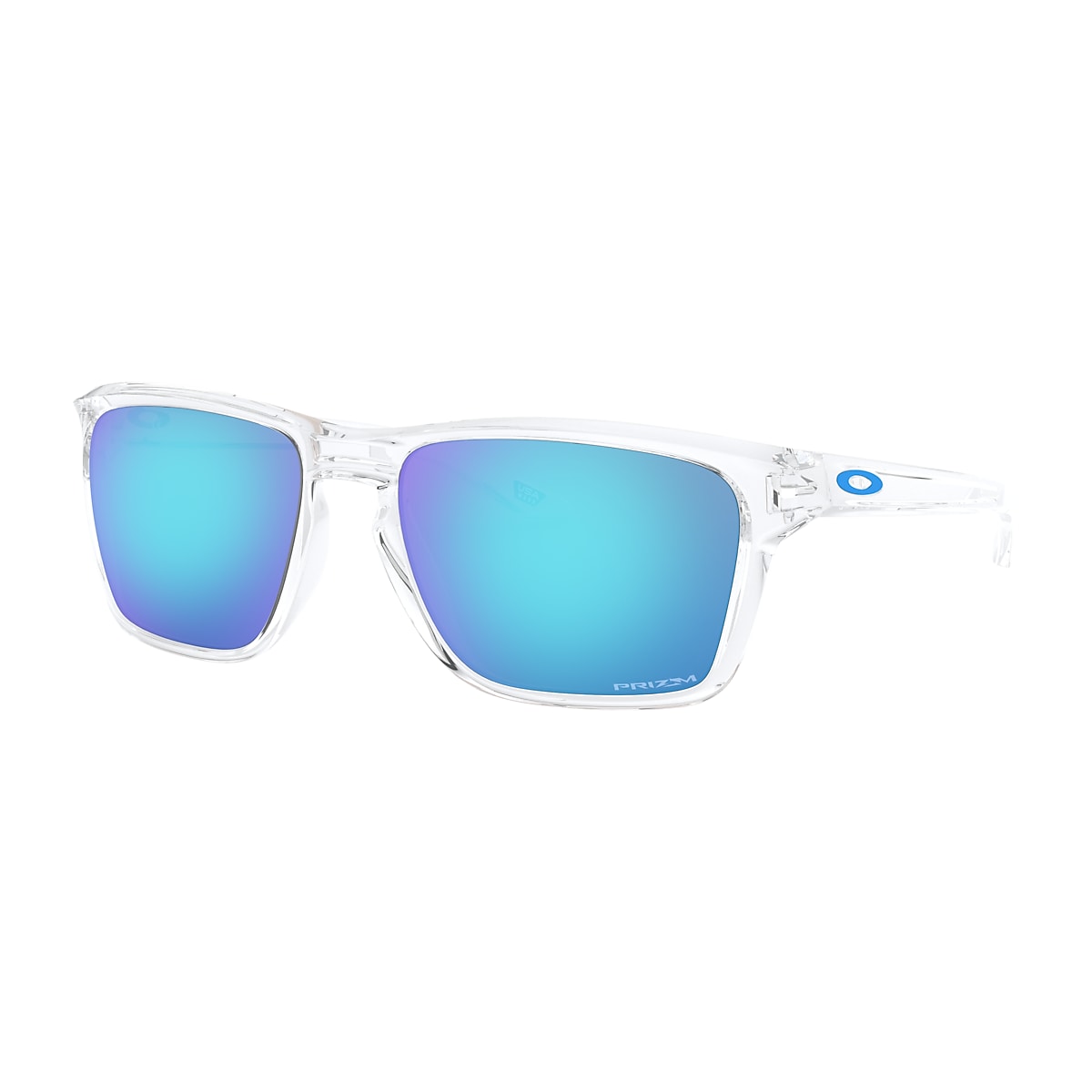 Sylas Prizm Sapphire Lenses, Polished Clear Frame Sunglasses | Oakley® US