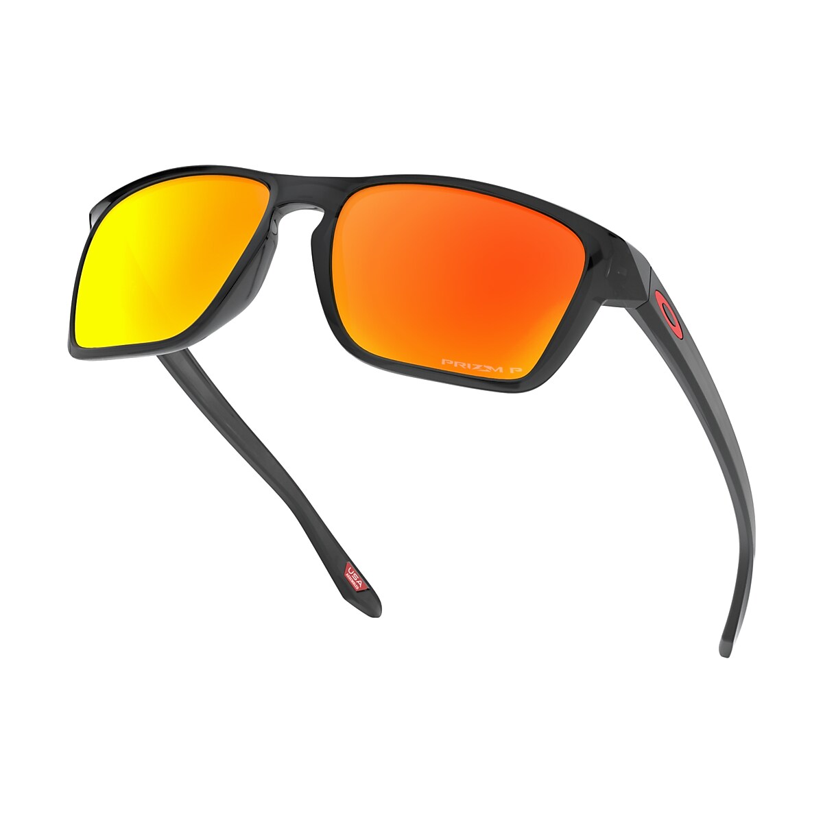 Sylas Prizm Ruby Polarized Lenses, Black Ink Frame Sunglasses | Oakley® GB