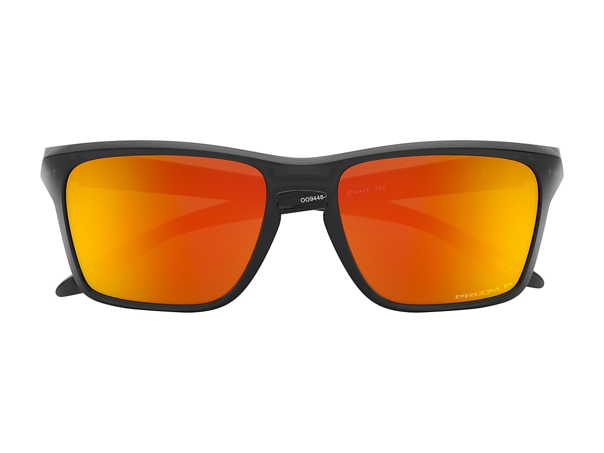 Sylas Prizm Ruby Polarized Lenses, Black Ink Frame Sunglasses