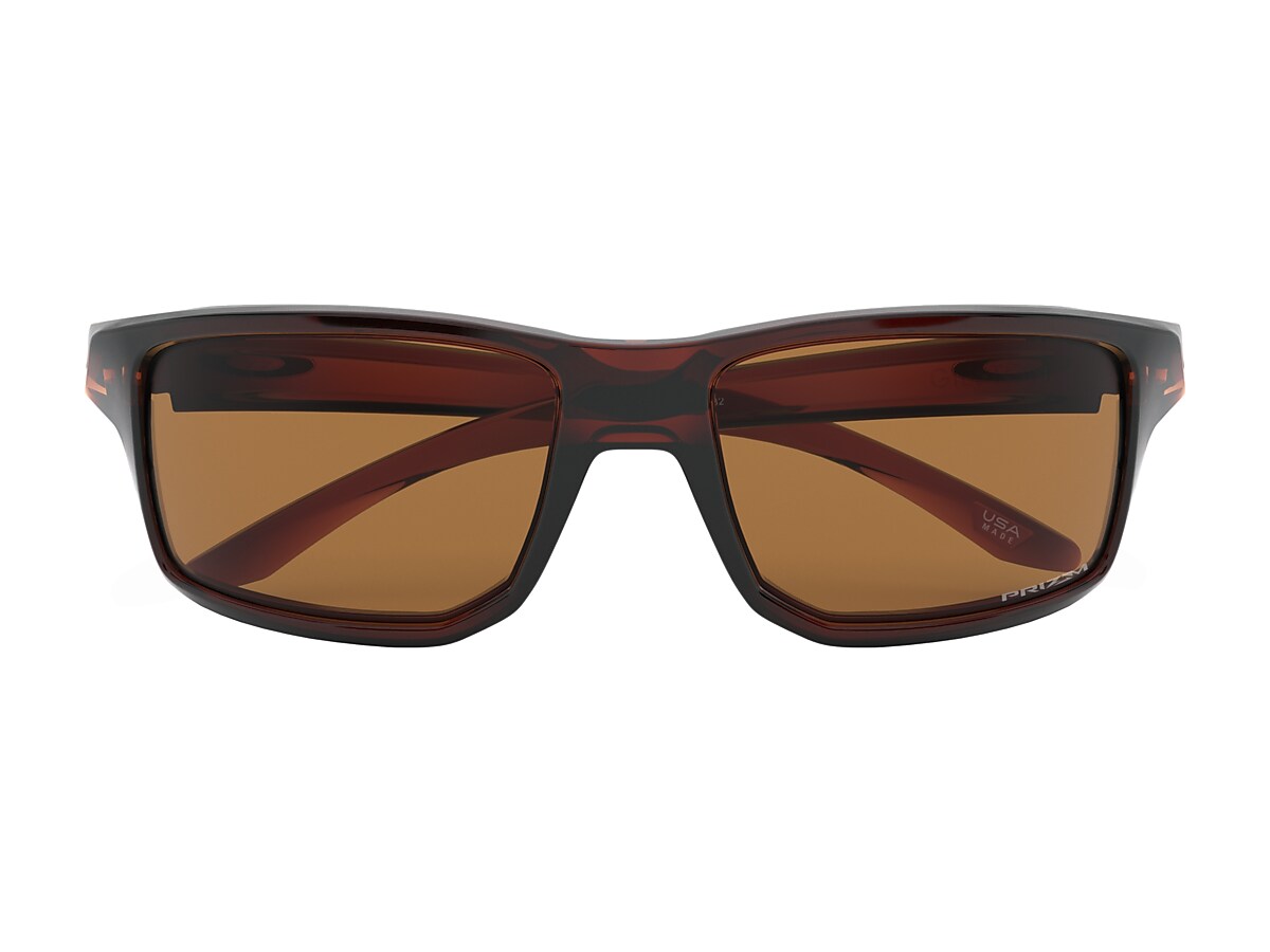 Gibston Prizm Bronze Lenses, Polished Rootbeer Frame Sunglasses | Oakley® PT