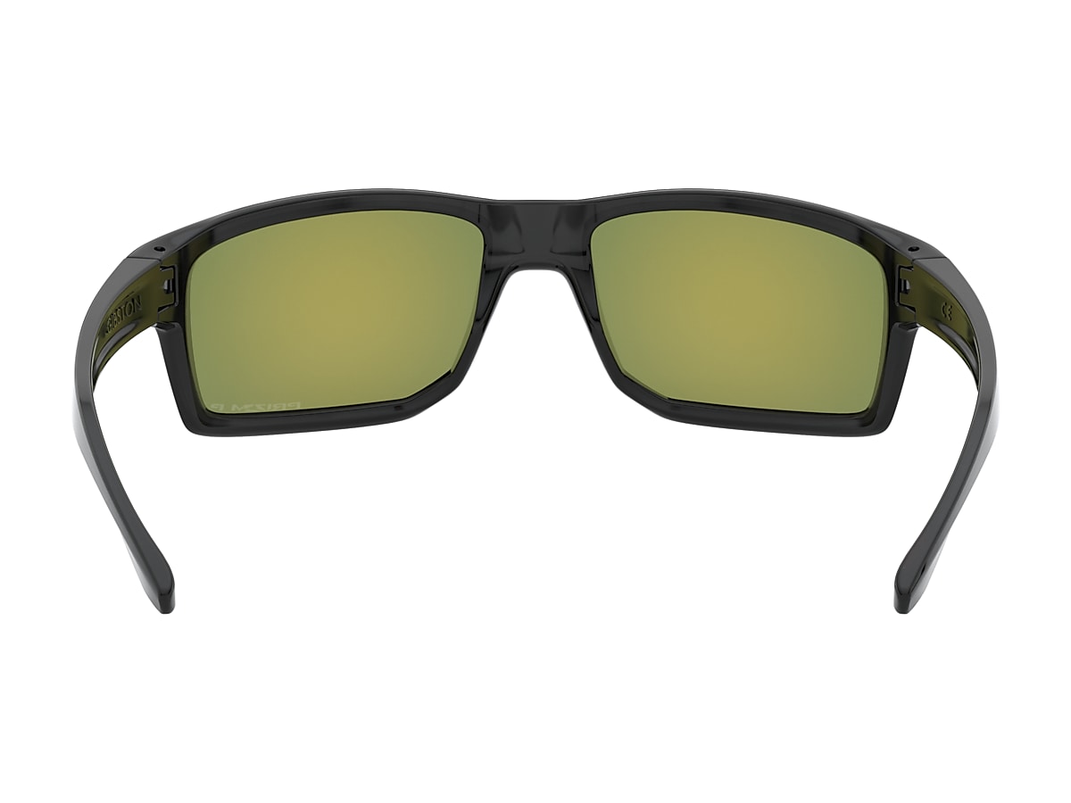 Gibston Prizm Ruby Polarized Lenses, Black Ink Frame Sunglasses