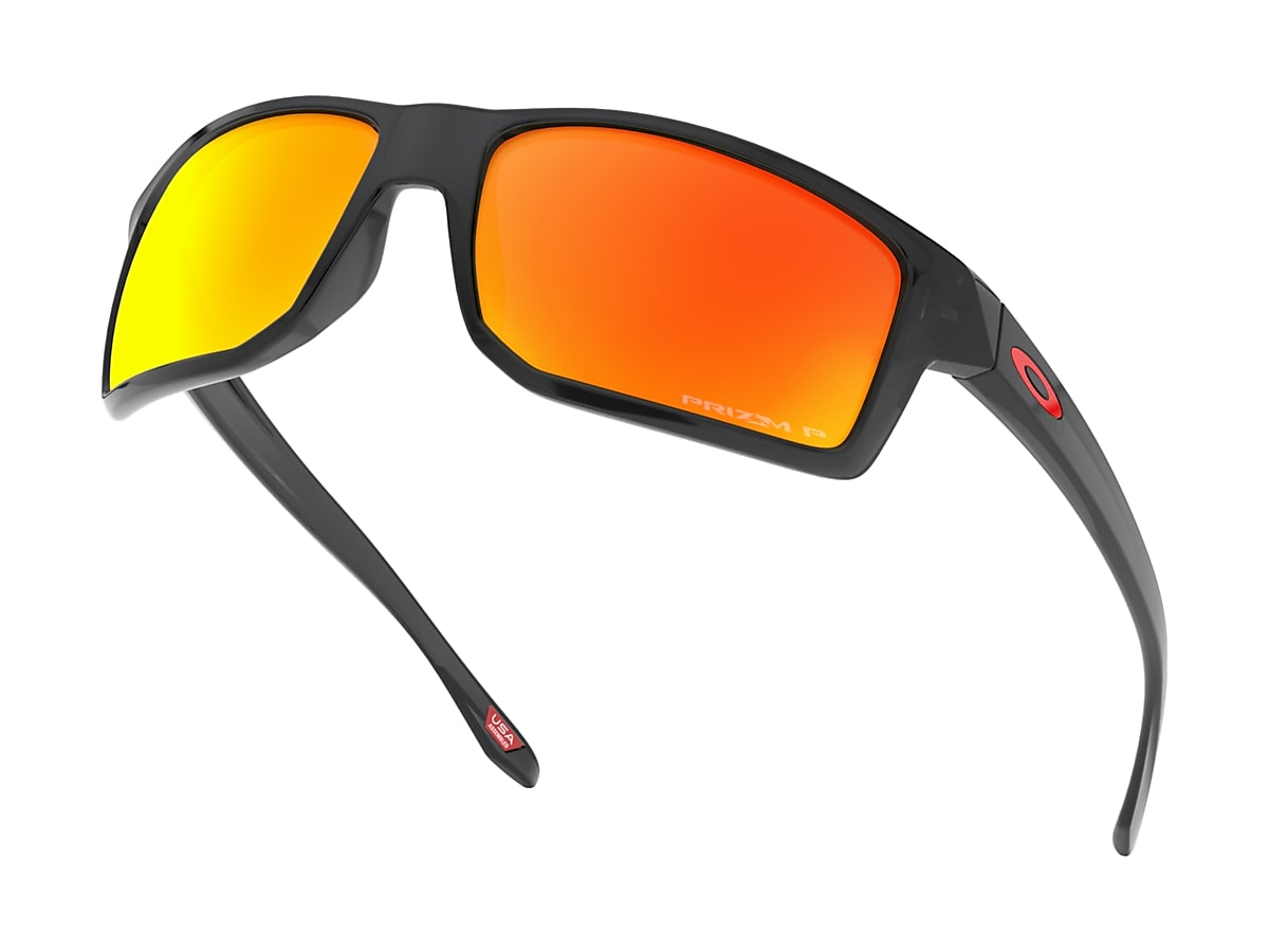 Gibston Prizm Ruby Polarized Lenses, Black Ink Frame Sunglasses | Oakley® AU