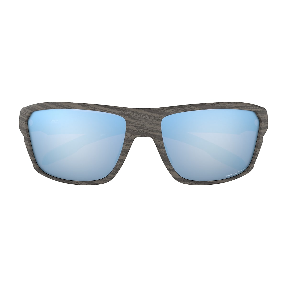 Split Shot Prizm Deep Water Polarized Lenses, Woodgrain Frame Sunglasses |  Oakley® US