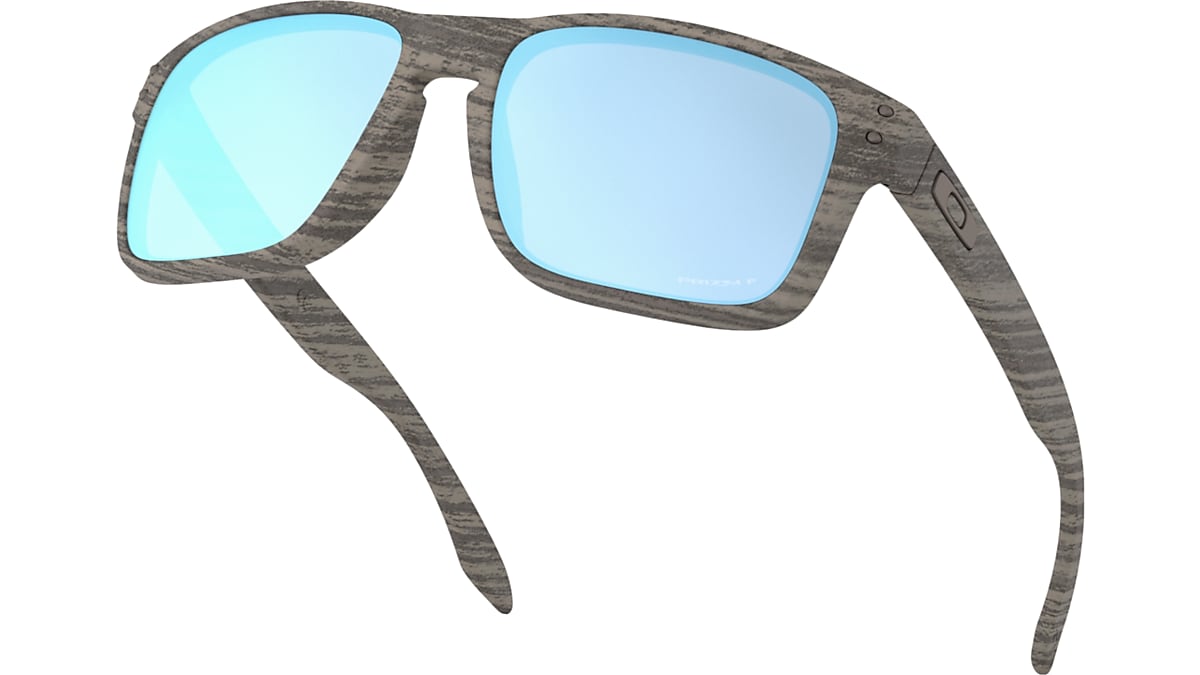 Holbrook™ Prizm Deep Water Polarized Lenses, Woodgrain Frame Sunglasses |  Oakley® CA