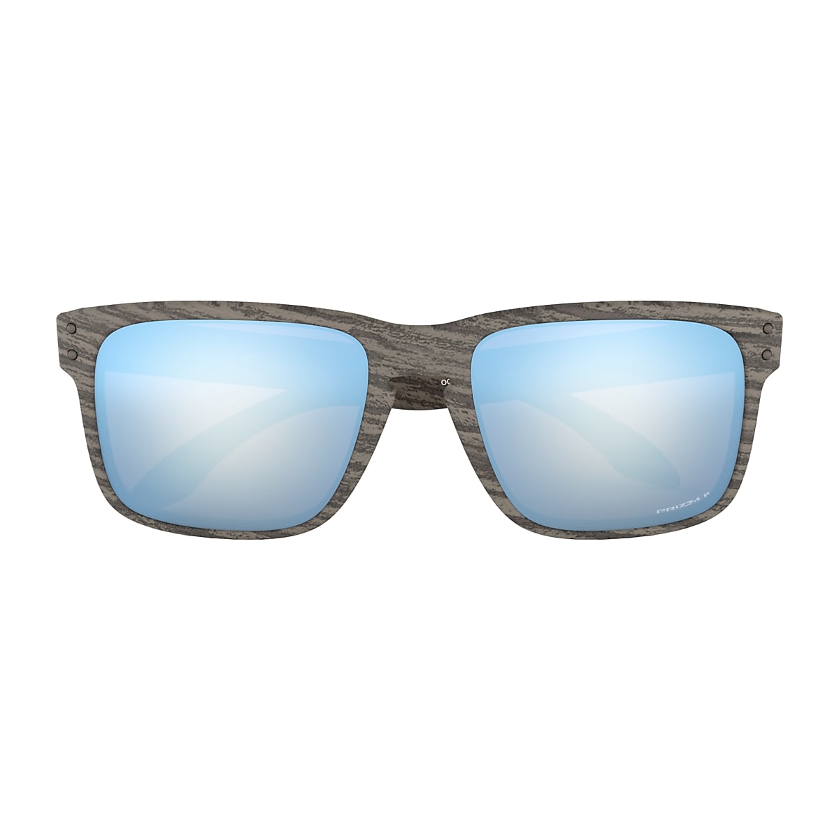 Holbrook™ Prizm Deep Water Polarized Lenses, Woodgrain Frame Sunglasses |  Oakley® US