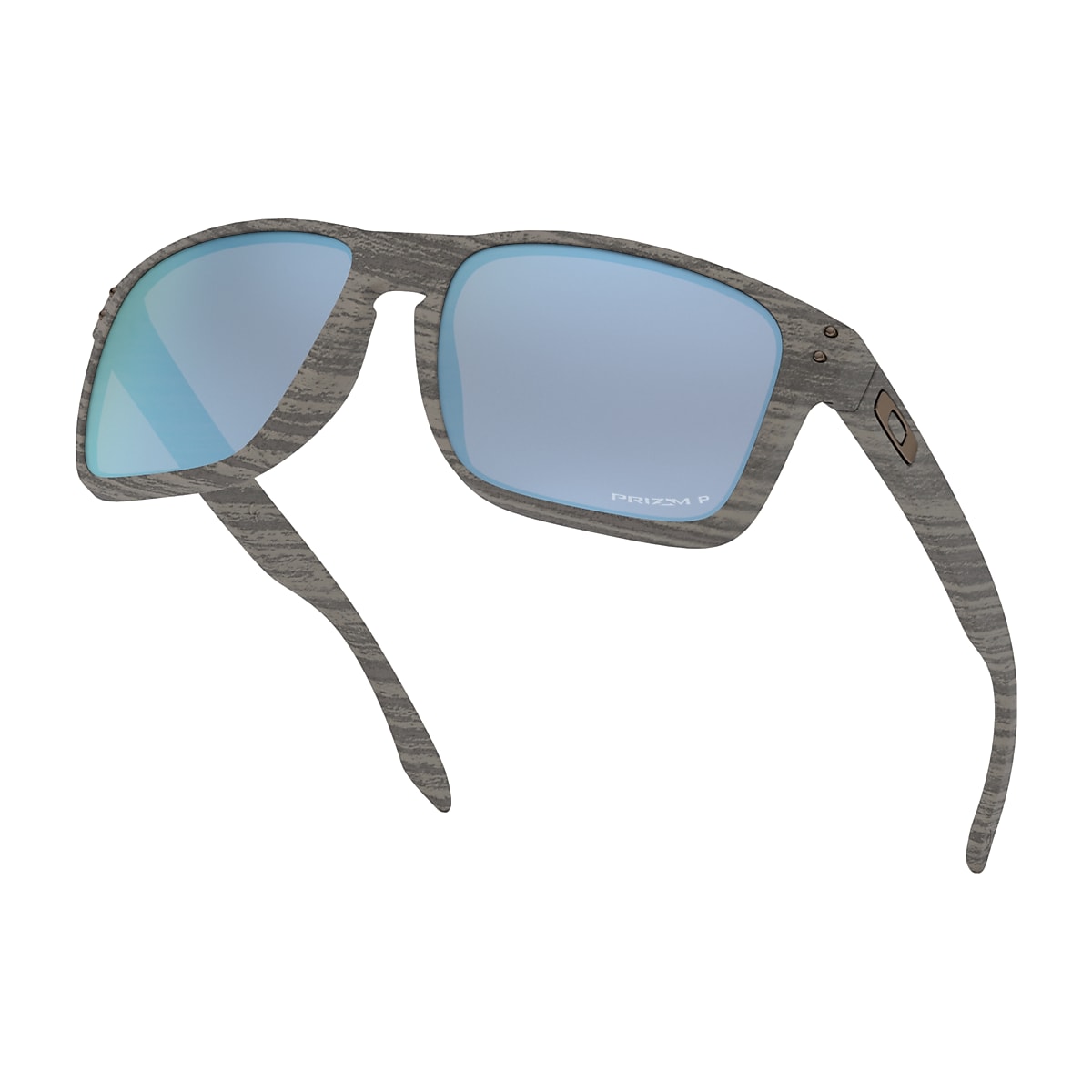 Holbrook™ XL Prizm Deep Water Polarized Lenses, Woodgrain Frame Sunglasses  | Oakley® US