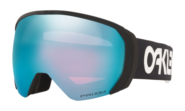 Shop Oakley Flight Path L Snow Goggles In Black