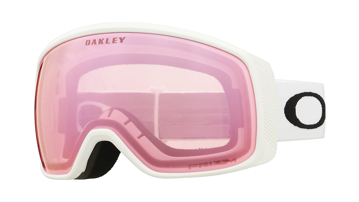 Oakley Flight Tracker M Snow Goggles - Matte White - Prizm Snow Hi Pink -  OO7105-09 | Oakley ROE Store