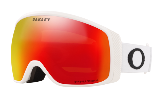 Shop Oakley Flight Tracker M Snow Goggles In White