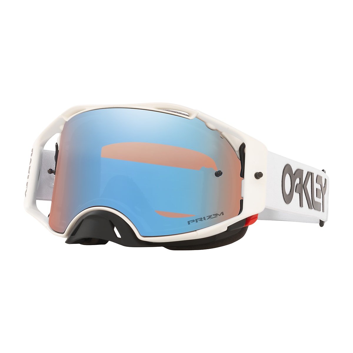 Oakley Airbrake® MX Goggles - Factory Pilot White Prizm MX Sapphire - OO7046-94 | Oakley® EU