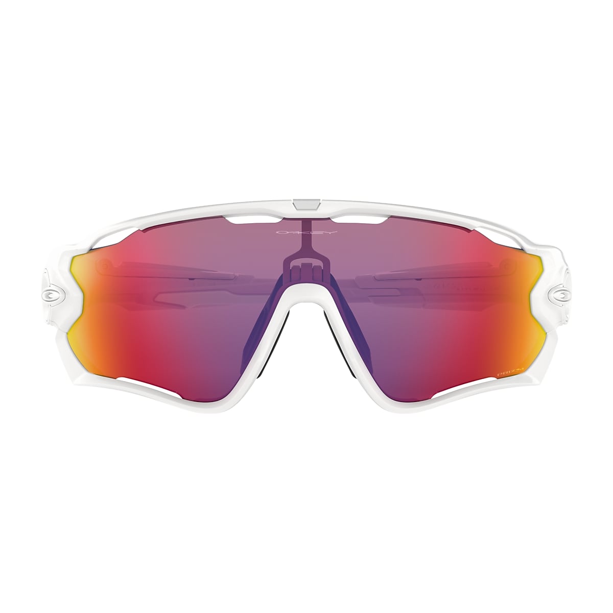 Jawbreaker™ Prizm Road Lenses, Polished White Frame