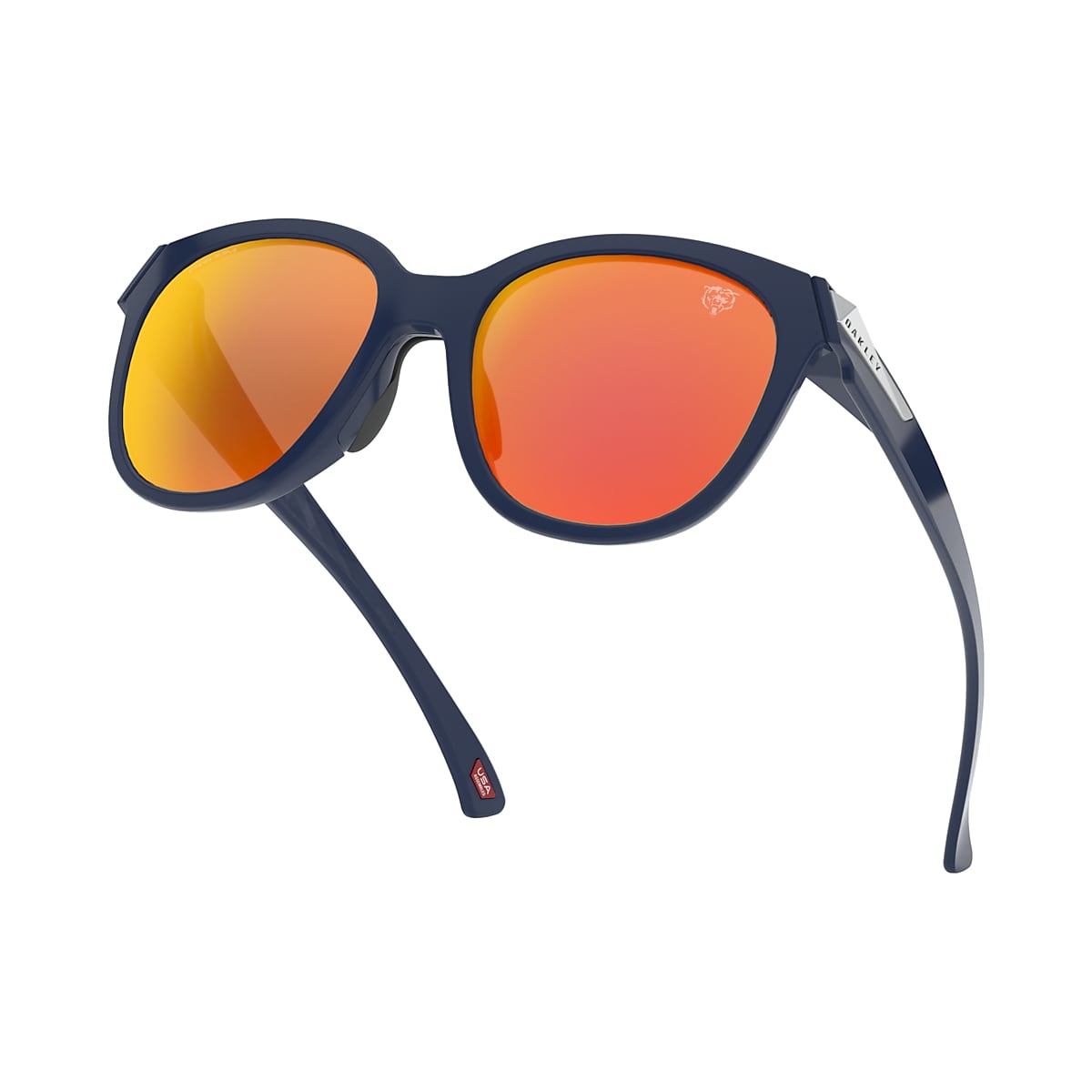 Chicago Bears Low Key Prizm Ruby Lenses, Polished Navy Frame