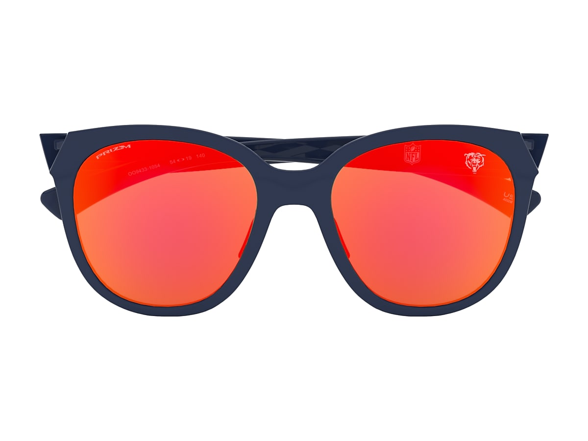 Oakley OO9433 Chicago Bears Low Key 54 Prizm Ruby & Polished Navy