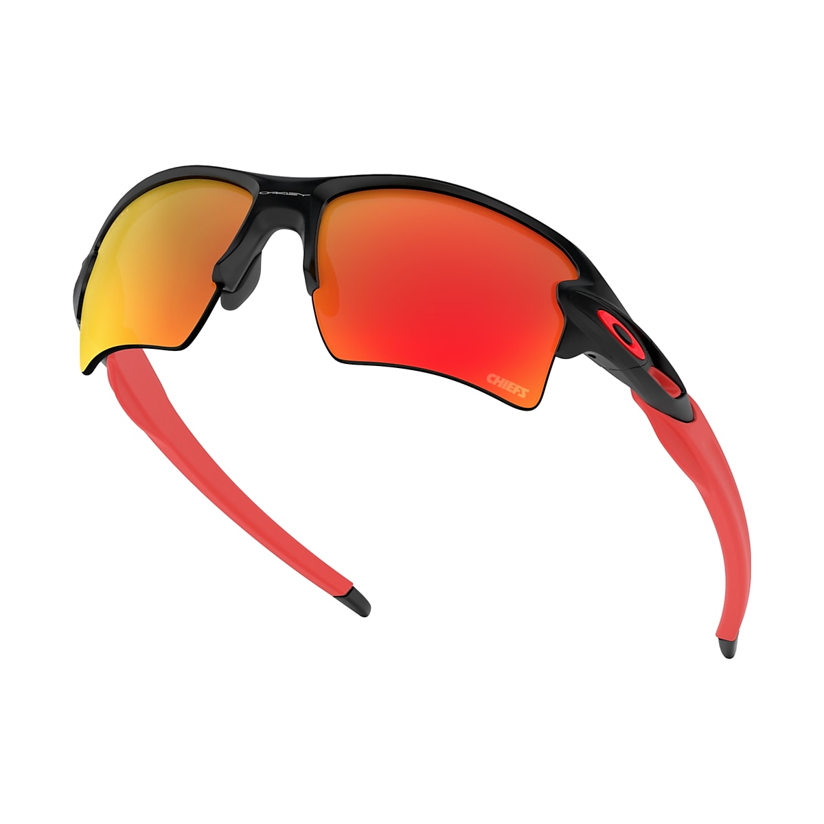 Kansas City Chiefs Flak®  XL Prizm Ruby Lenses, Matte Black Frame  Sunglasses | Oakley® US