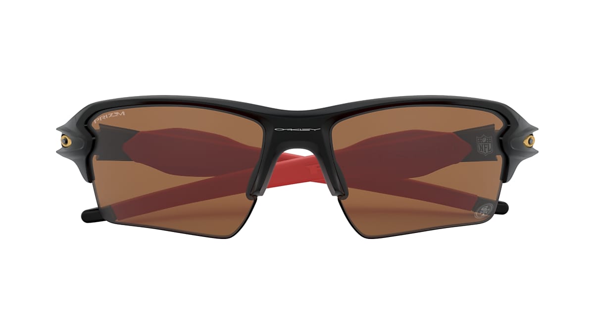 San Francisco 49ers Flak®  XL Prizm Tungsten Lenses, Matte Black Frame  Sunglasses | Oakley® US
