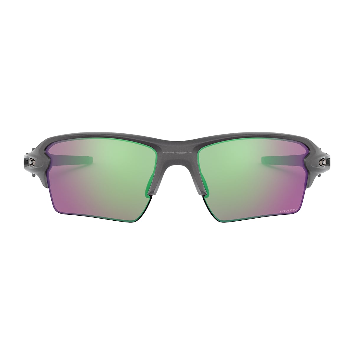 Oakley Flak 2.0 XL Sunglasses (Steel) (Prizm Road Jade Lens) - Dan's Comp