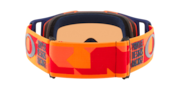Front Line™ MX Goggles - Troy Lee Designs Confetti Orange Red
