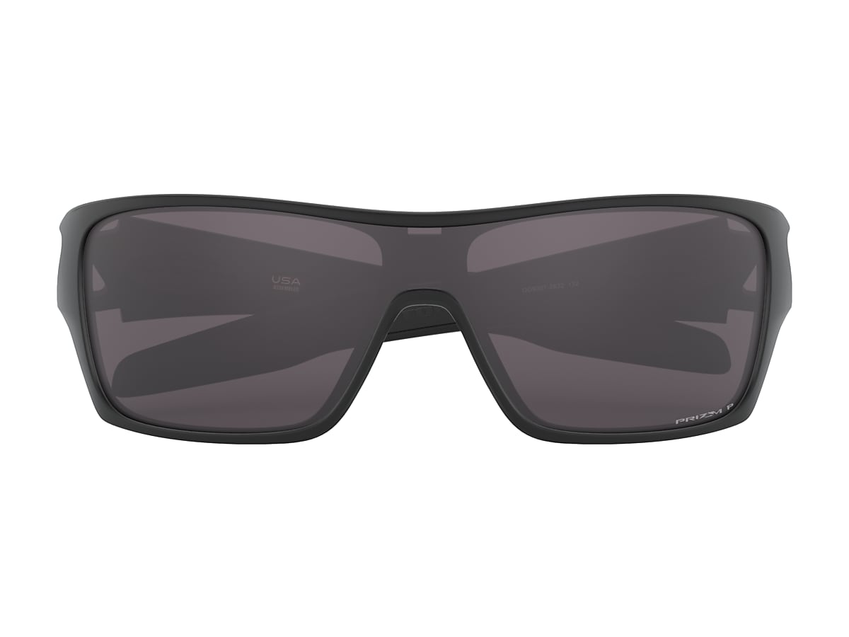 Turbine Rotor Prizm Grey Polarized Lenses, Matte Black Frame Sunglasses |  Oakley® US
