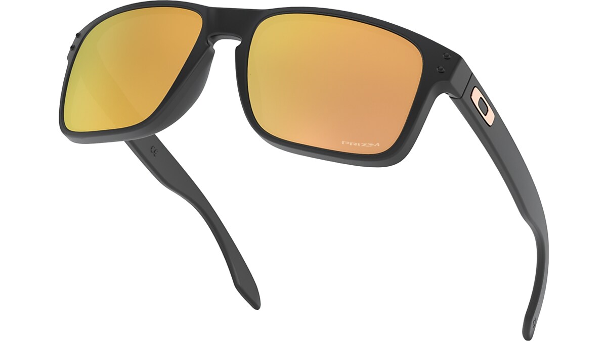 Oakley Holbrook™ (Low Bridge Fit) Prizm Rose Gold Lenses, Matte Black Frame  Sunglasses | Oakley®