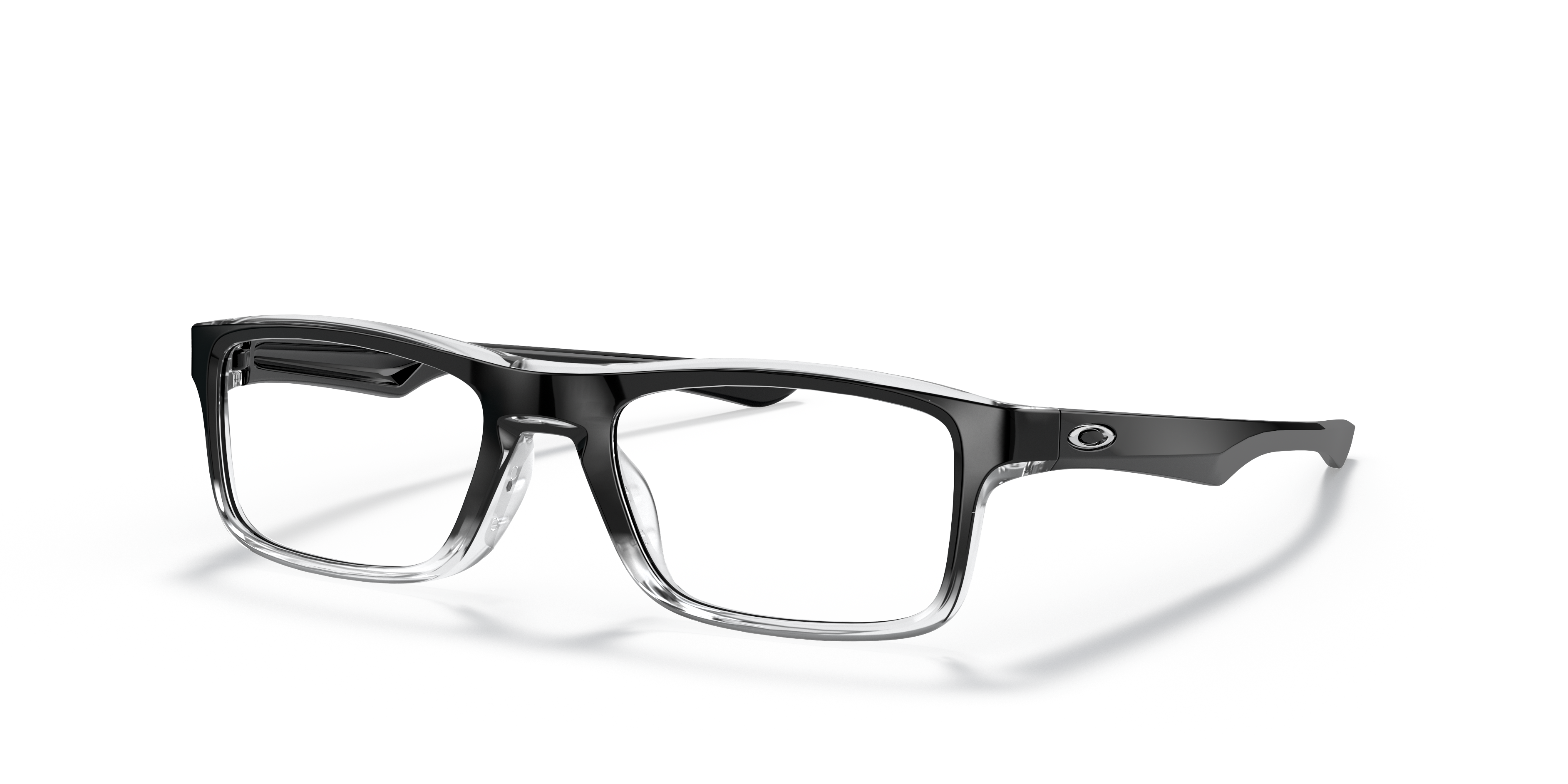 Plank 2.0 Polished Black Clear Fade Eyeglasses | Oakley® US