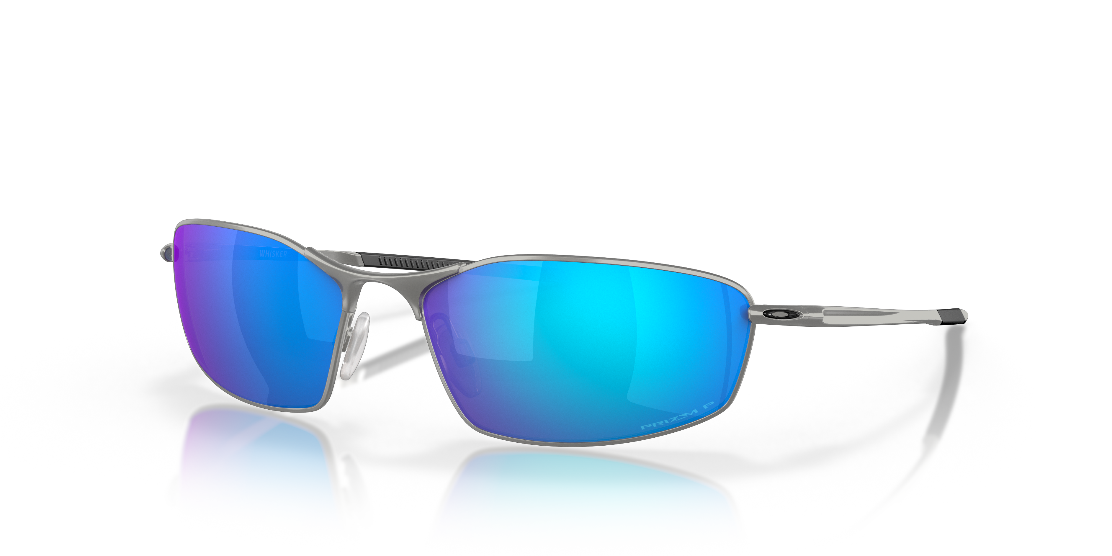 hostilidad Conejo Cordelia Gafas de sol Whisker® en Prizm Sapphire Polarized Satin Chrome | Oakley® ES