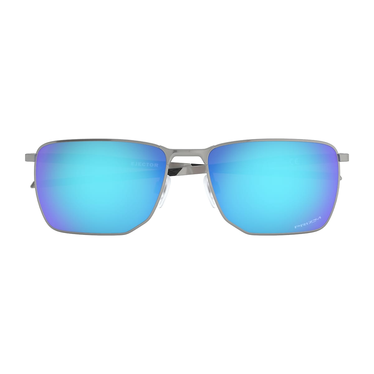 Ejector Prizm Sapphire Lenses, Satin Chrome Frame Sunglasses | Oakley® PT