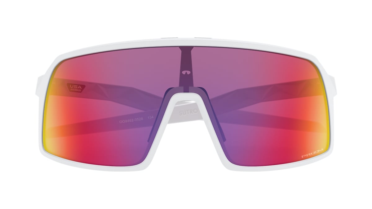 Sutro S Prizm Road Lenses, Matte White Frame Sunglasses | Oakley® US