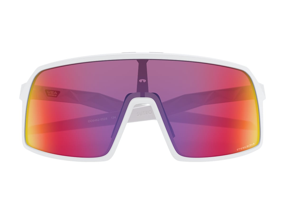 Sutro S Prizm Road Lenses, Matte White Frame Sunglasses | Oakley® US