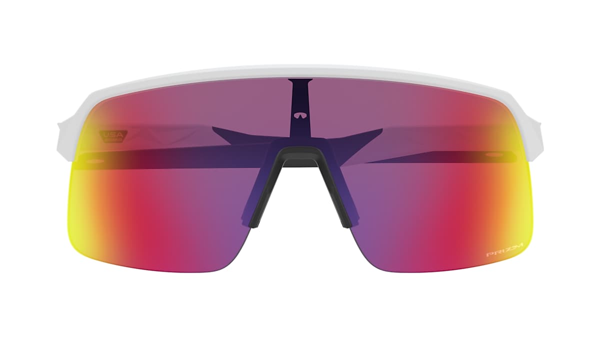 Sutro Lite Prizm Road Lenses, Matte White Frame Sunglasses