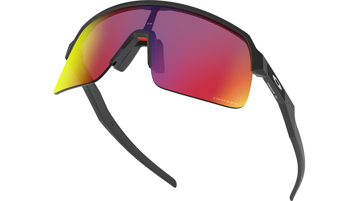 Sutro Lite (Low Bridge Fit) Prizm Road Lenses, Matte Black Frame Sunglasses  | Oakley® AU