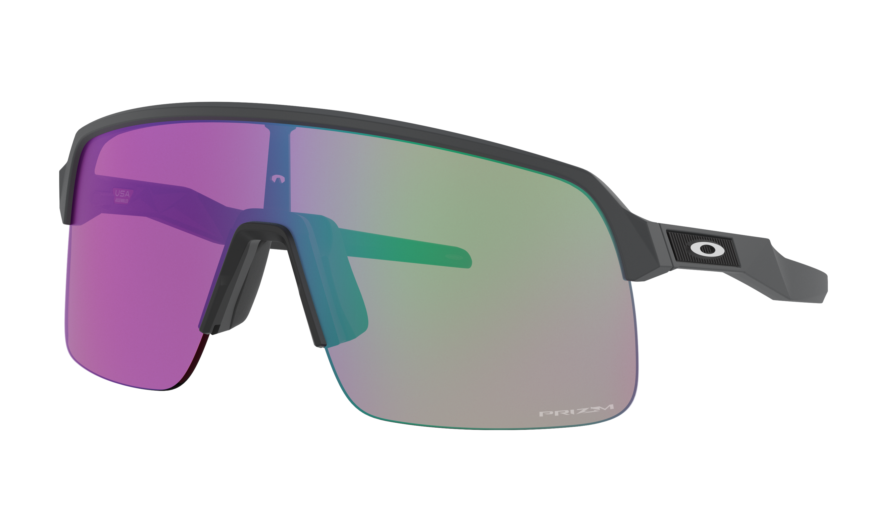 Shop Oakley Sutro Lite (low Bridge Fit) Sunglasses In Matte Carbon