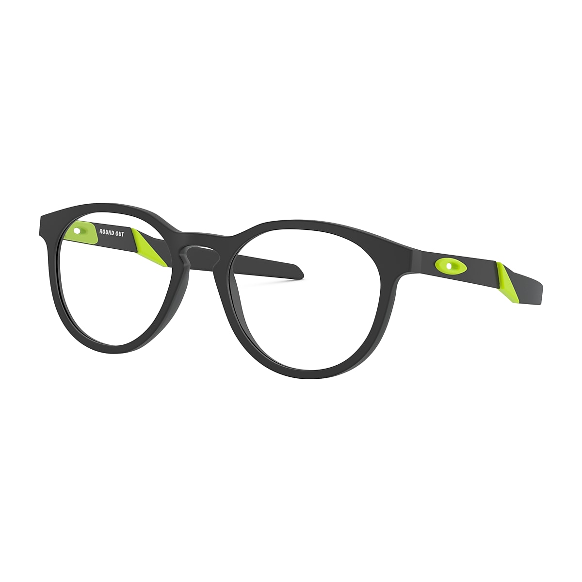Round Out (Youth Fit) Satin Black Eyeglasses | Oakley® SE