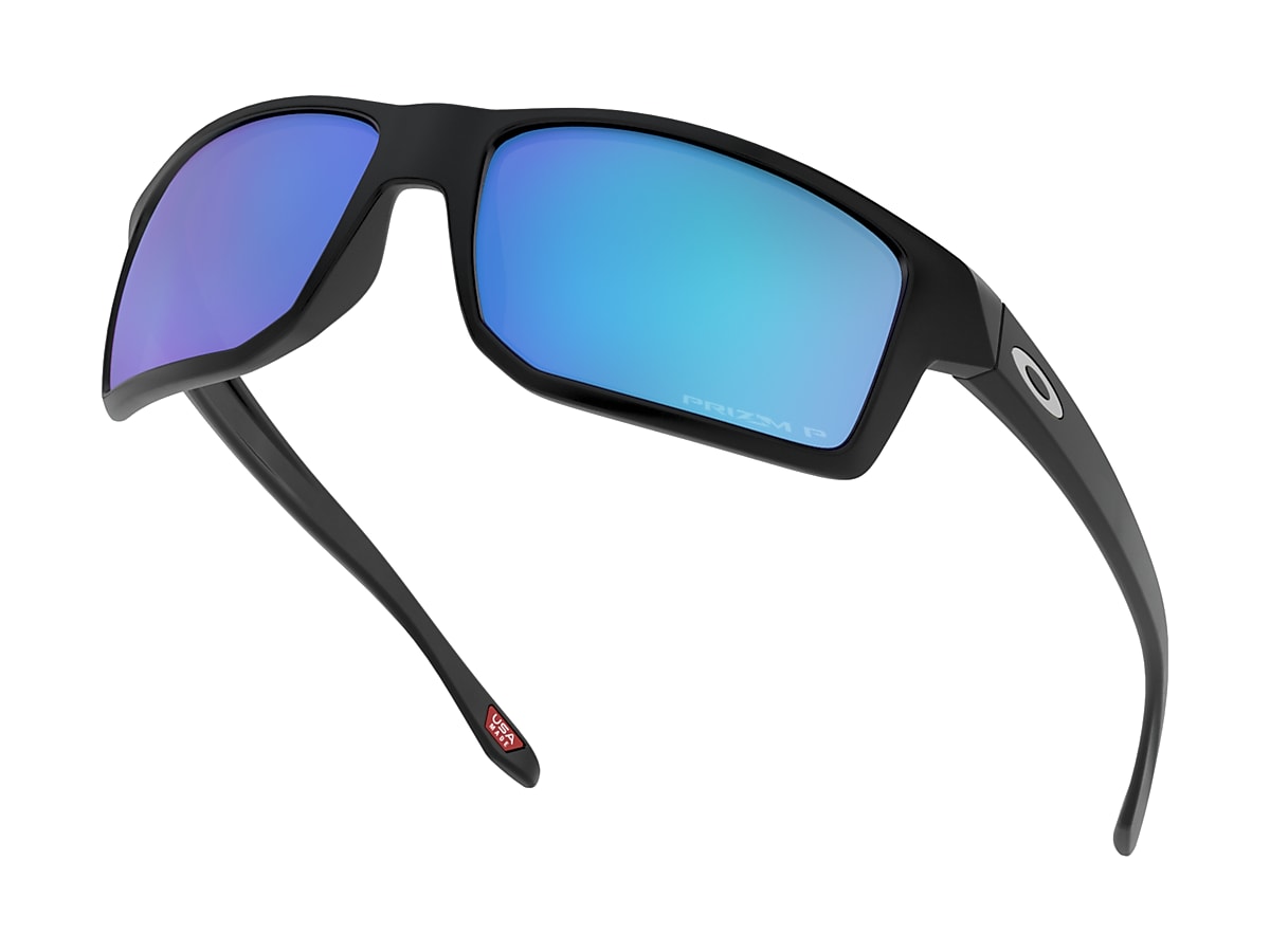 Gibston Prizm Sapphire Polarized Lenses, Matte Black Frame Sunglasses |  Oakley® US