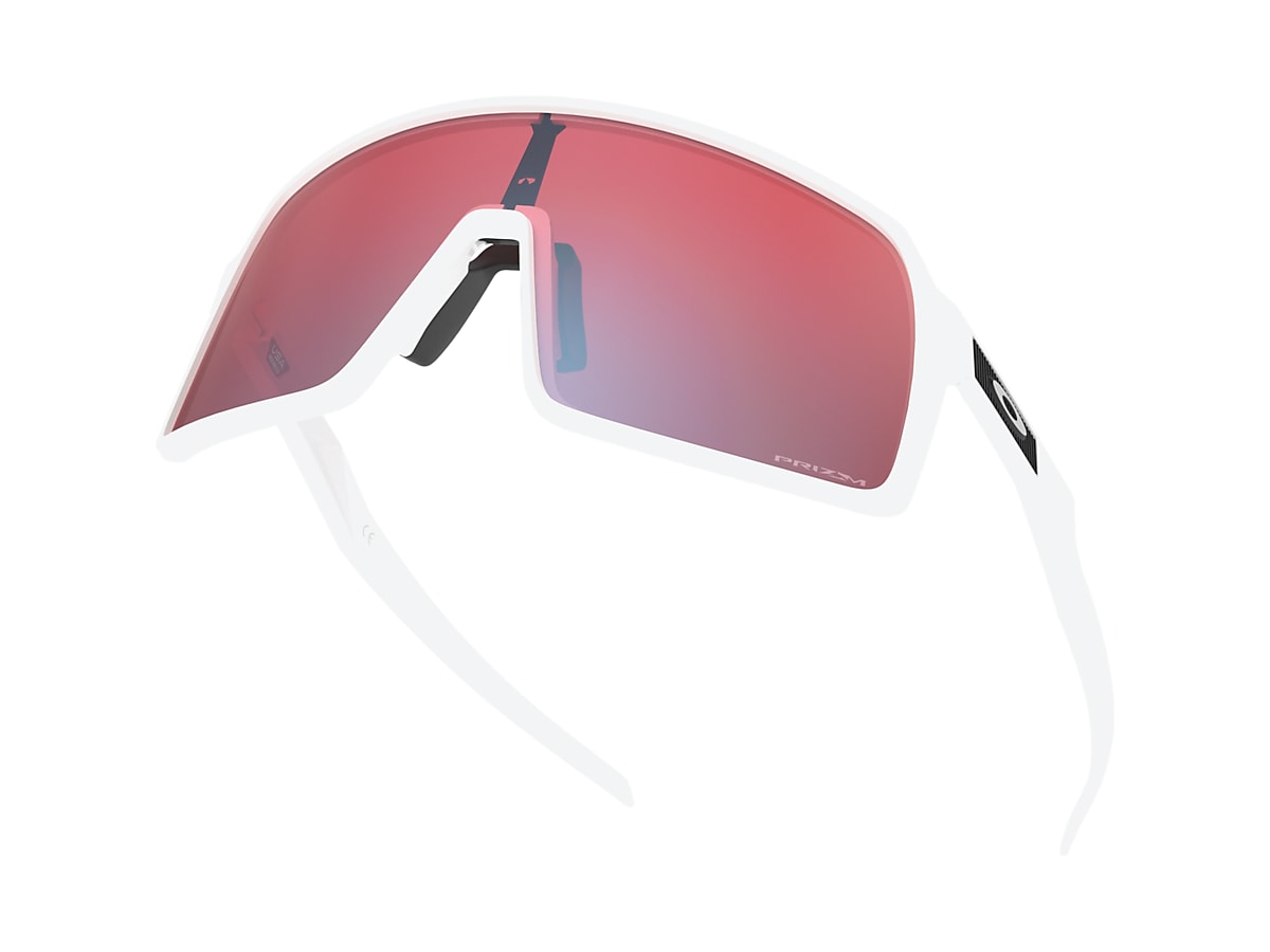 Sutro Prizm Snow Sapphire Lenses, Polished White Frame Sunglasses | Oakley®  EU