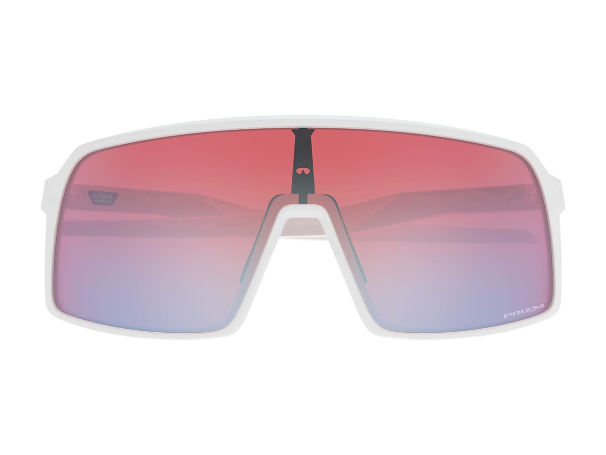 Sutro Prizm Snow Sapphire Lenses, Polished White Frame Sunglasses | Oakley®  US