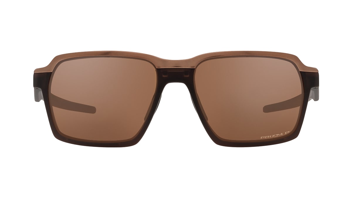 Parlay Prizm Tungsten Polarized Lenses, Matte Rootbeer Frame Sunglasses |  Oakley® EU