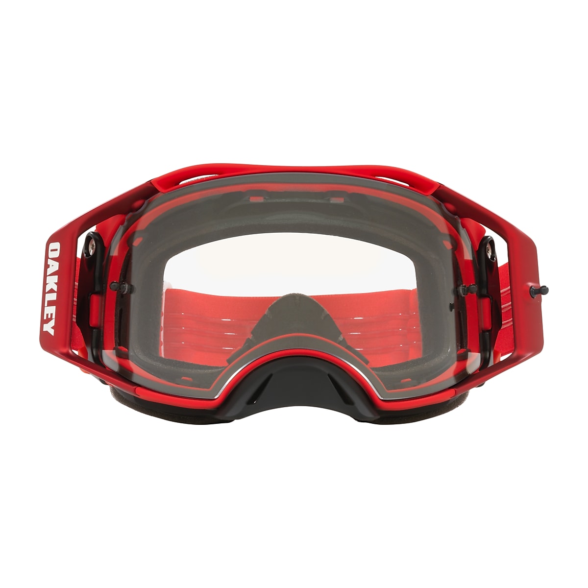 Oakley Airbrake® MX Goggles - Moto Red - Clear - OO7046-A9 ...