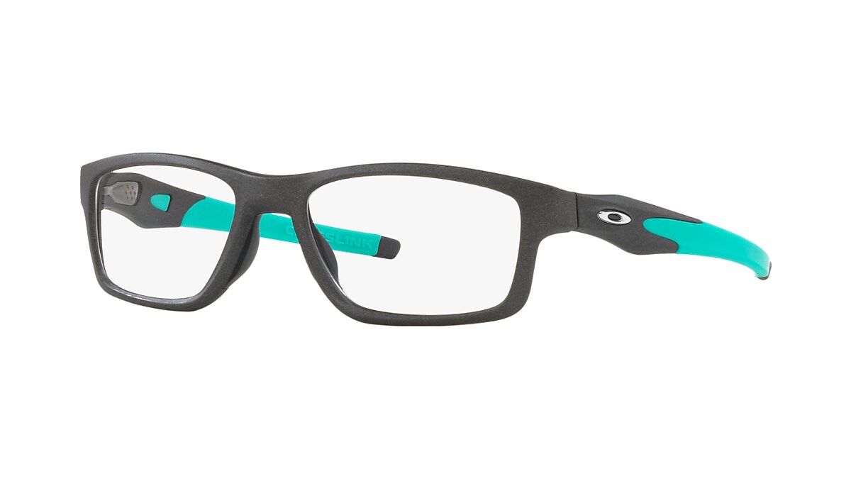 Crosslink® (TruBridge™) Satin Light Steel Eyeglasses | Oakley® US