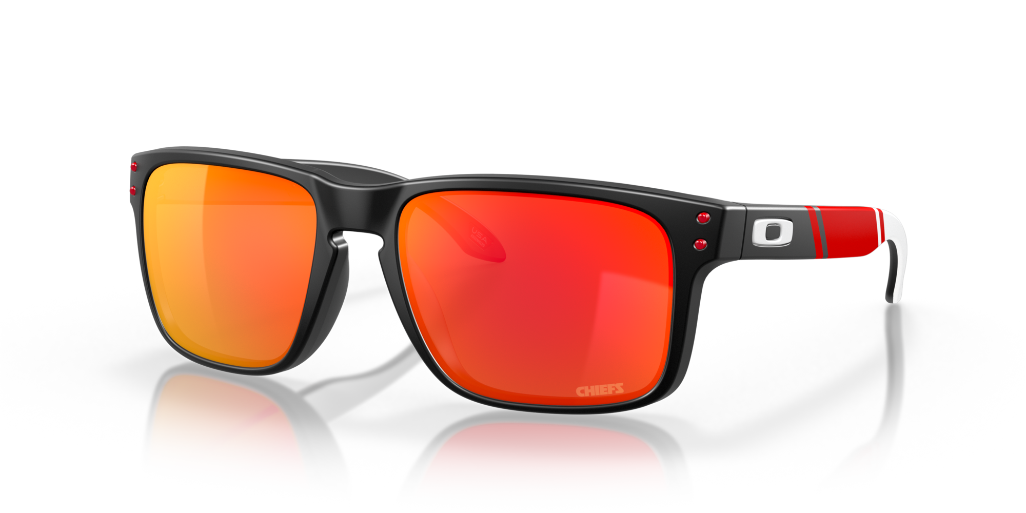Kansas City Chiefs Holbrook™ Matte Black Sunglasses Oakley® US
