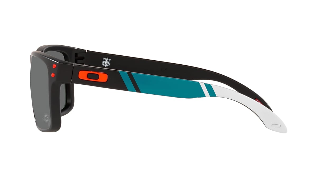 New Oakley NFL Miami Dolphins Sunglasses Clamshell Hard Case NWT