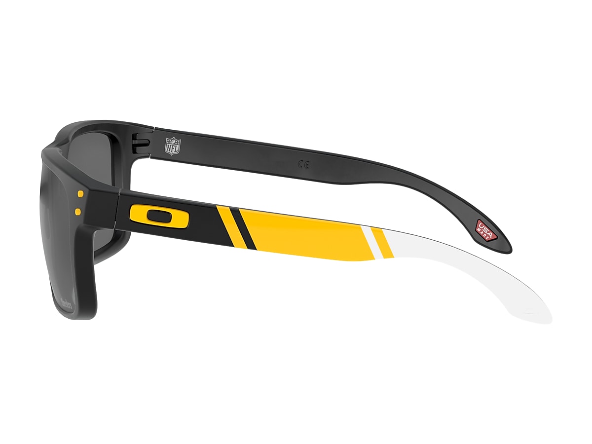 Pittsburgh Steelers Oakley Holbrook Logo Sunglasses