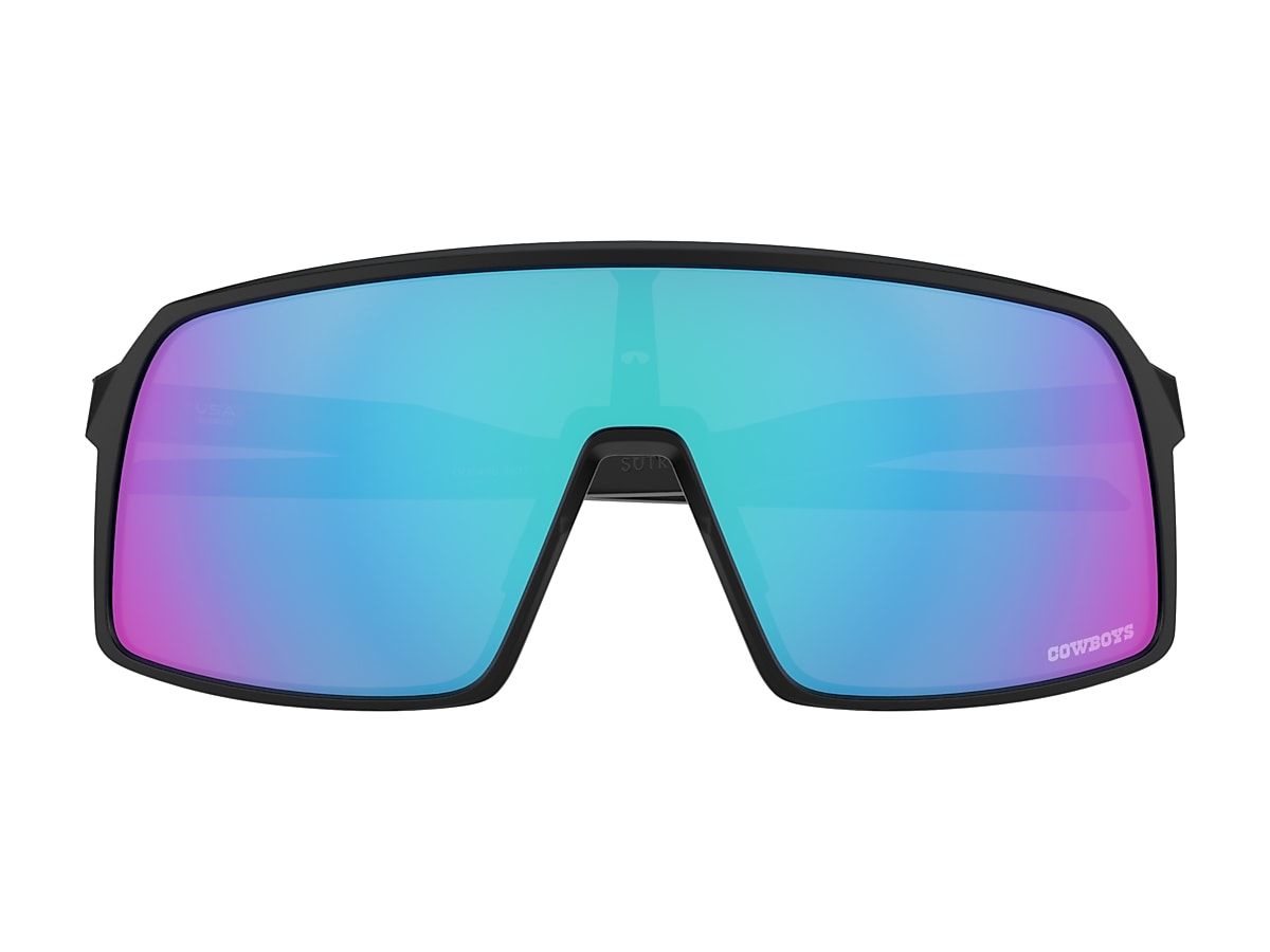 Dallas Cowboys Sutro Prizm Sapphire Lenses, Matte Black Frame Sunglasses