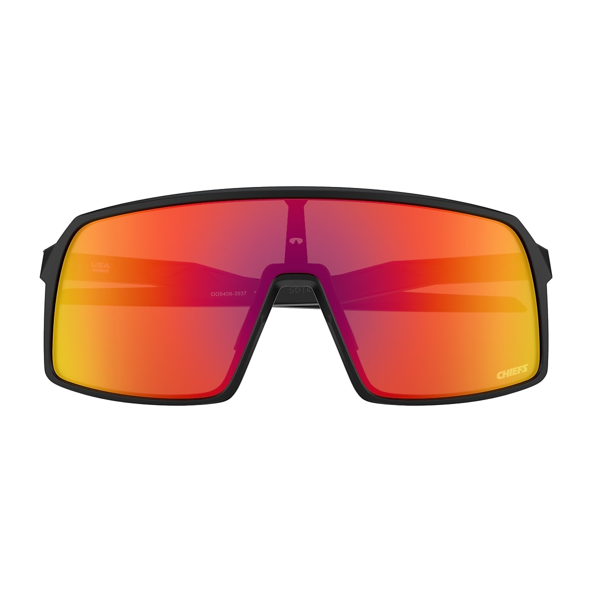 Kansas City Chiefs Sutro Lite Prizm Ruby Lenses, Matte Fog Frame Sunglasses