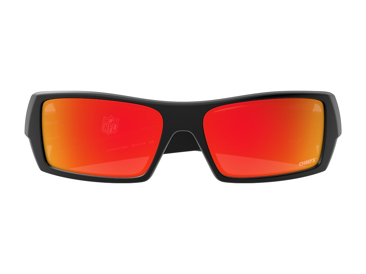 Kansas City Chiefs Gascan® Prizm Ruby Lenses, Matte Black Frame Sunglasses