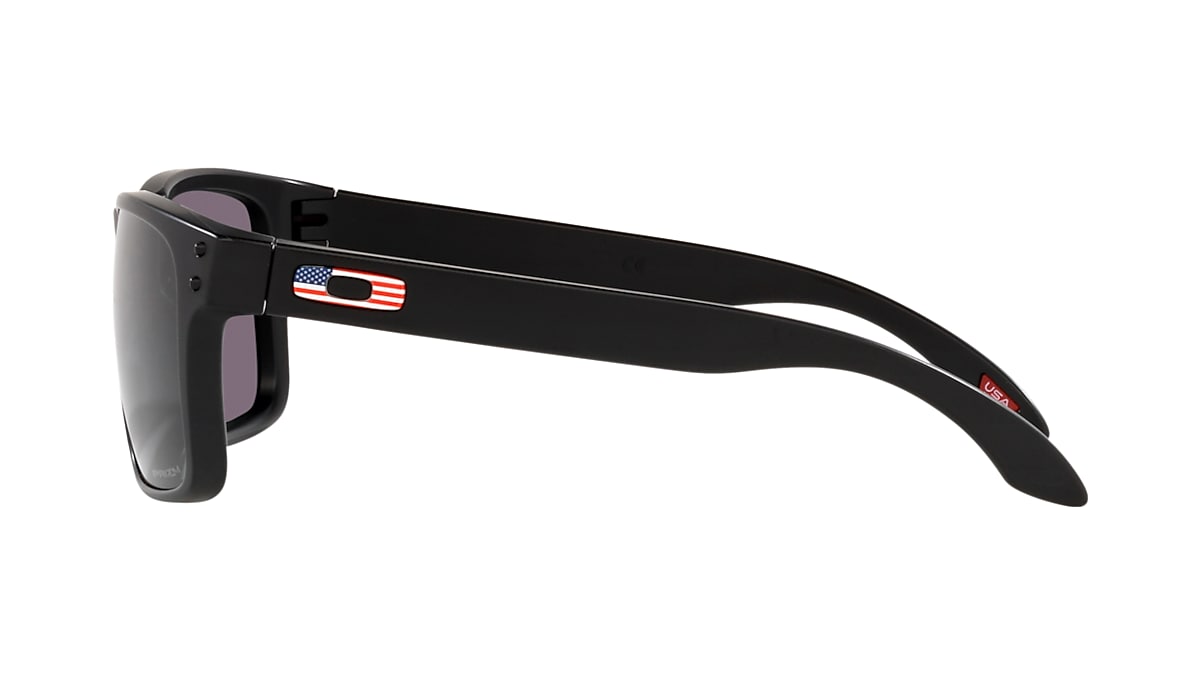 Oakley SI Gascan Sunglasses - USA Flag - Matte Black / Gray Lens