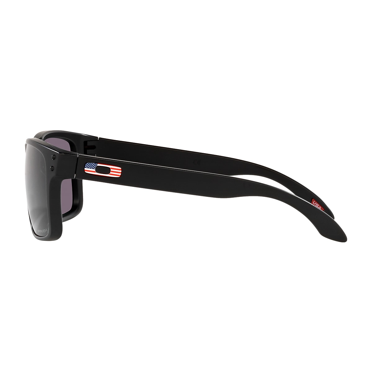 Oakley Holbrook USA Colored Flag Sunglasses - Matte Black / Grey